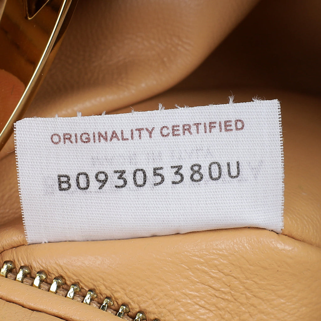 Bottega Veneta Beige Intrecciato Chain Mini Jodie Bag