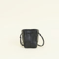 Bottega Veneta Black Mini Cassette Bucket Bag