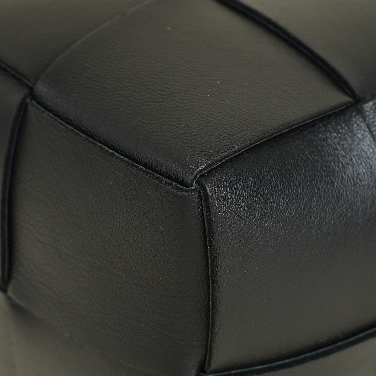 Bottega Veneta Black Mini Cassette Bucket Bag