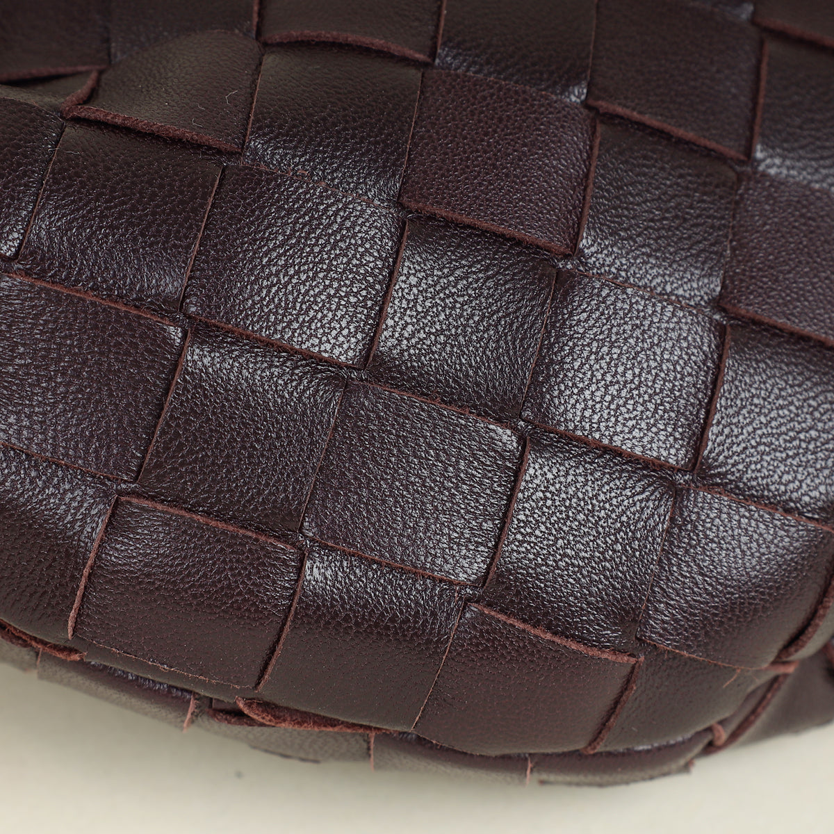 Bottega Veneta Dark Eggplant Intrecciato Mini Jodie Bag