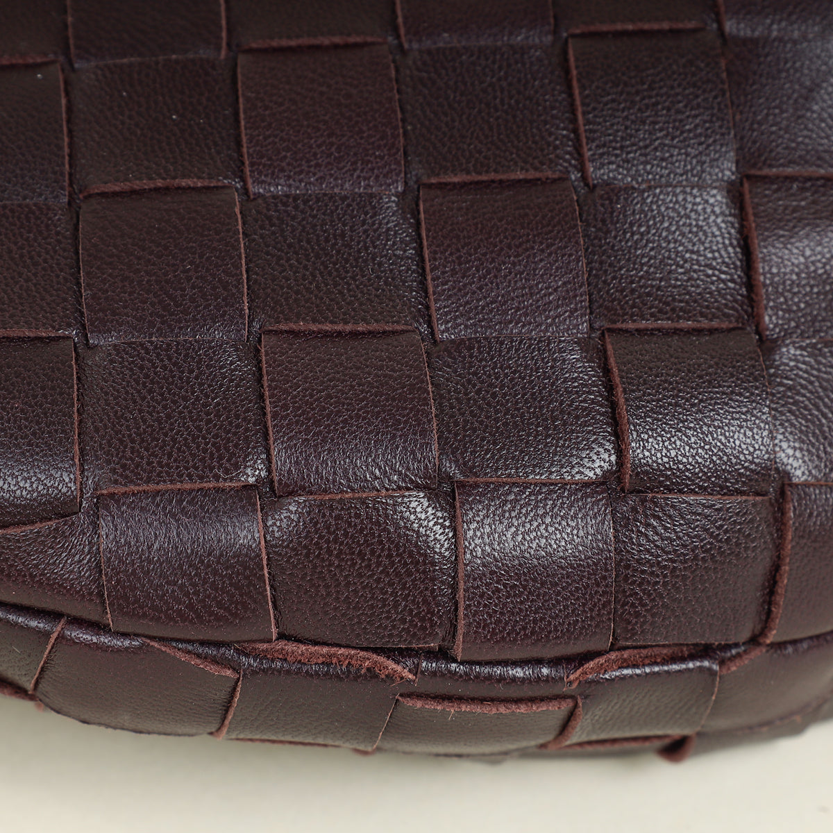 Bottega Veneta Dark Eggplant Intrecciato Mini Jodie Bag