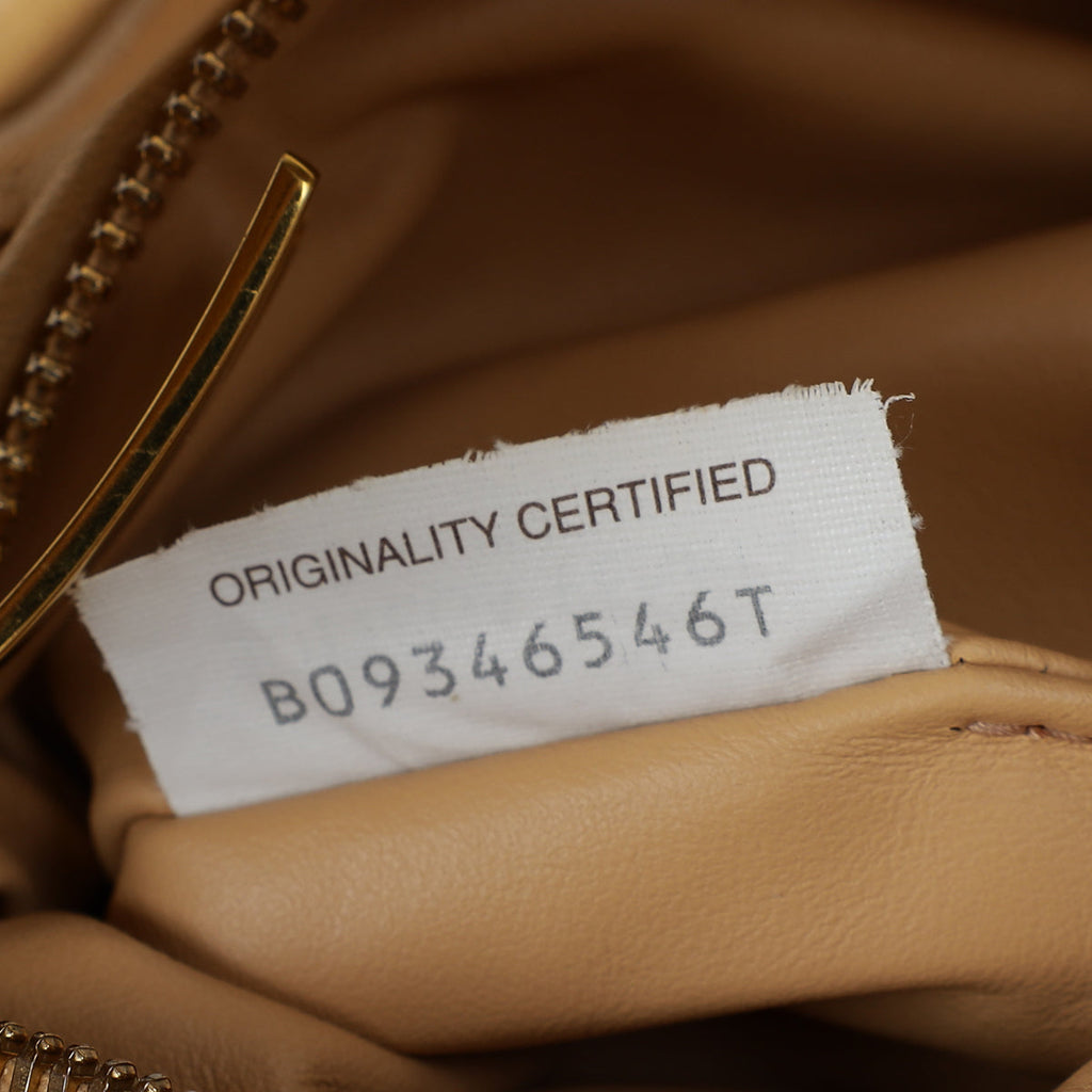 Bottega Veneta Beige Intrecciato Mini Jodie Bag
