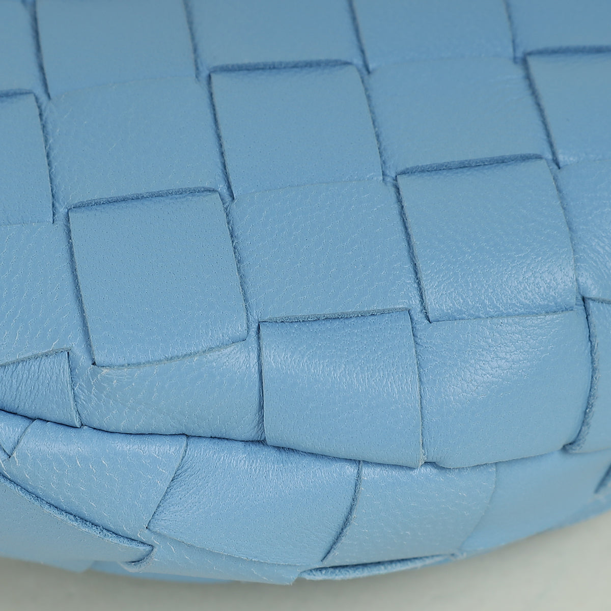 Bottega Veneta Blue Intrecciato Micro Candy Jodie Bag