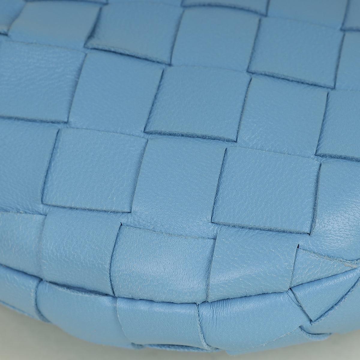 Bottega Veneta Blue Intrecciato Micro Candy Jodie Bag