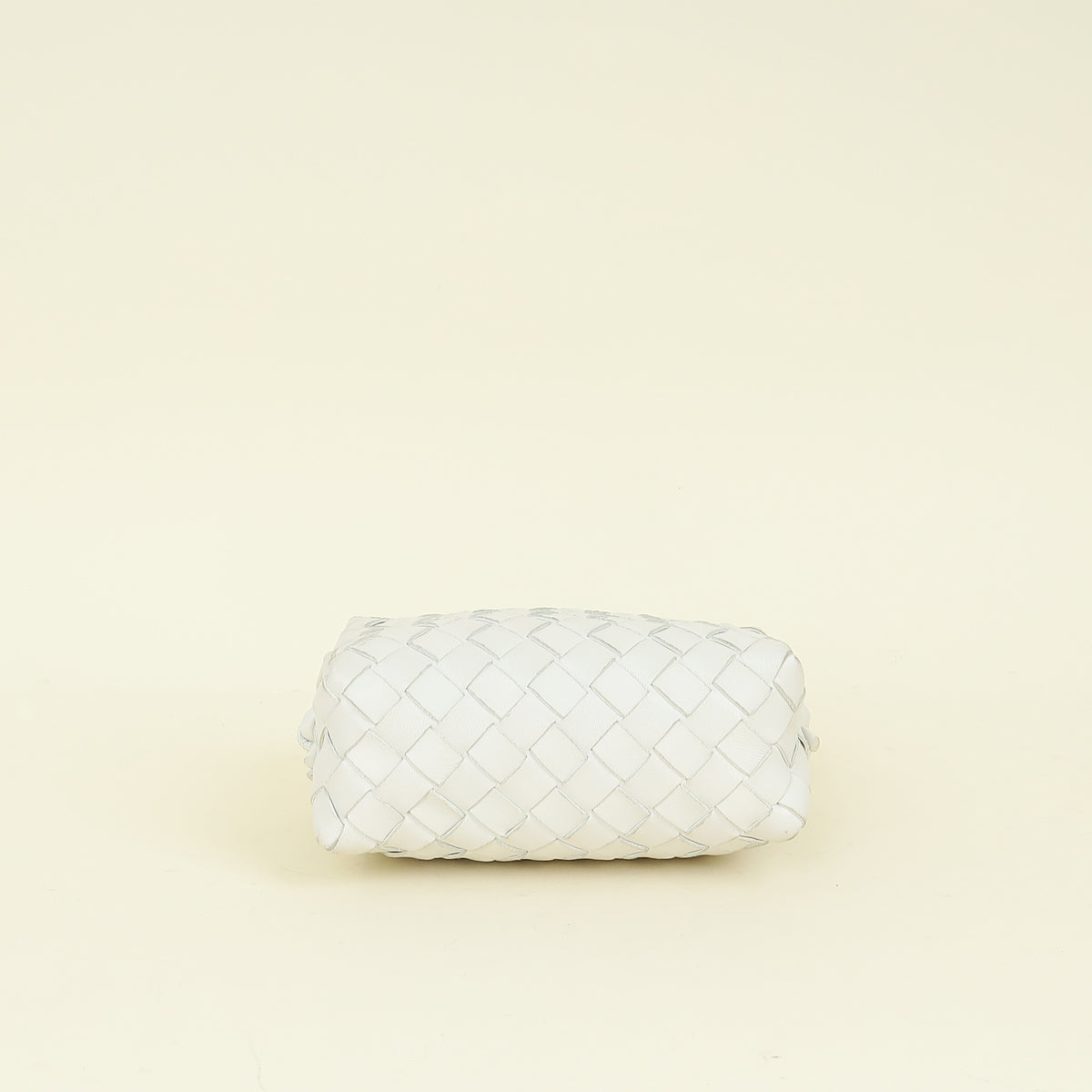 Bottega Veneta White Mini Loop Camera Bag