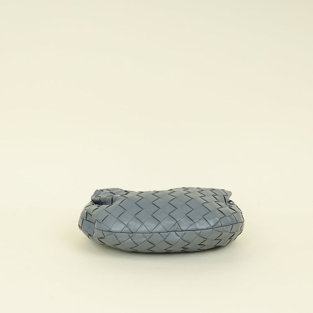 Bottega Veneta Grey Intrecciato Nappa Jodie Mini Bag