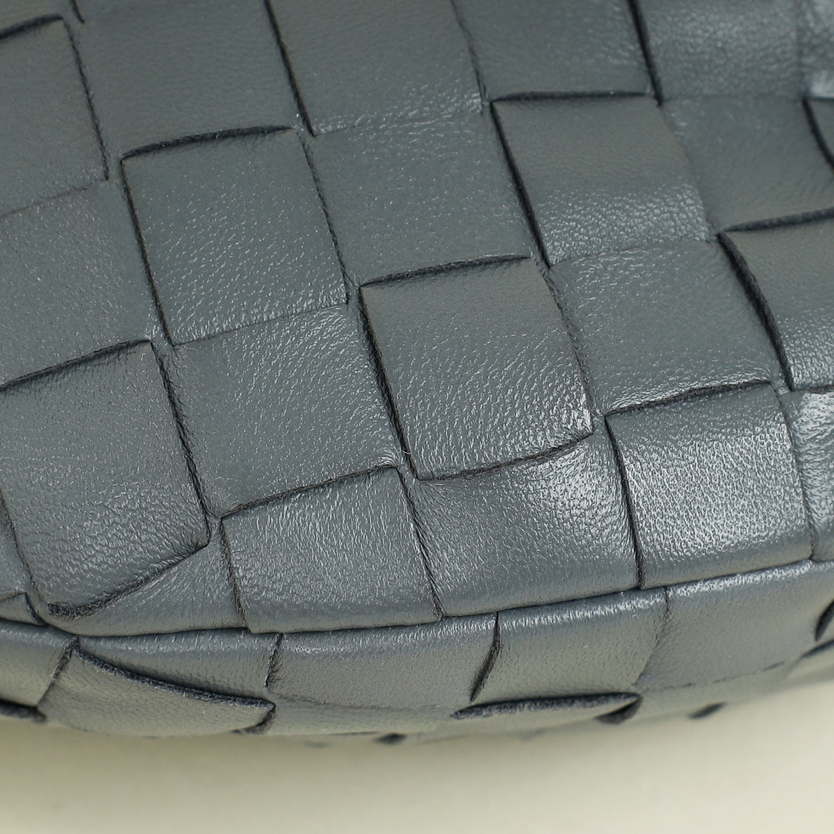 Bottega Veneta Grey Intrecciato Nappa Jodie Mini Bag