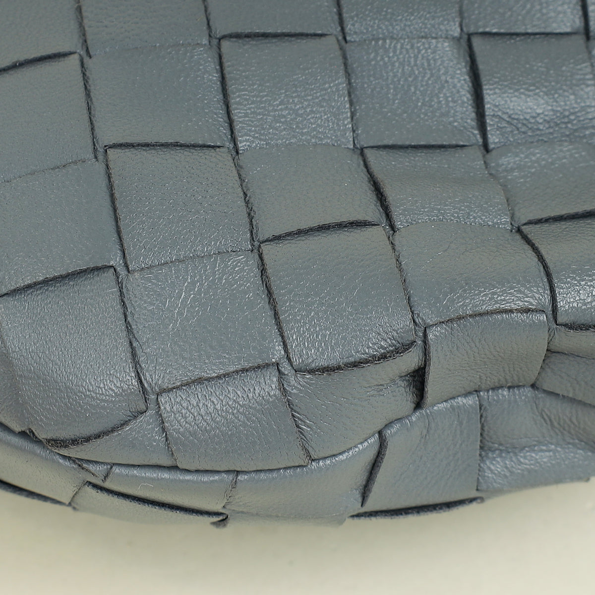 Bottega Veneta Grey Intrecciato Nappa Jodie Mini Bag