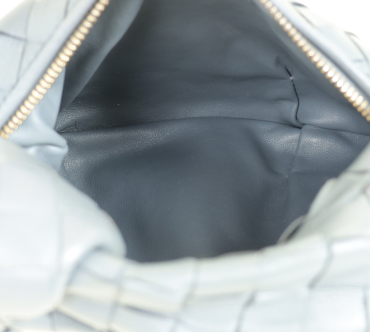 Bottega Veneta Grey Intrecciato Nappa Jodie Mini Bag