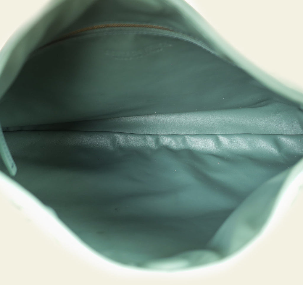 Bottega Veneta Aloe Green Intrecciato Hop Hobo Bag