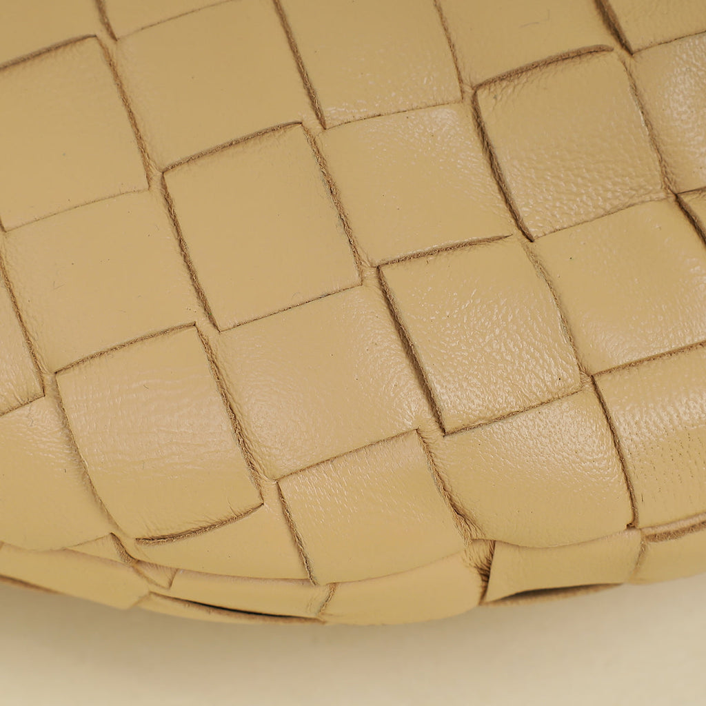 Bottega Veneta Beige Intrecciato Nappa Jodie Mini Bag