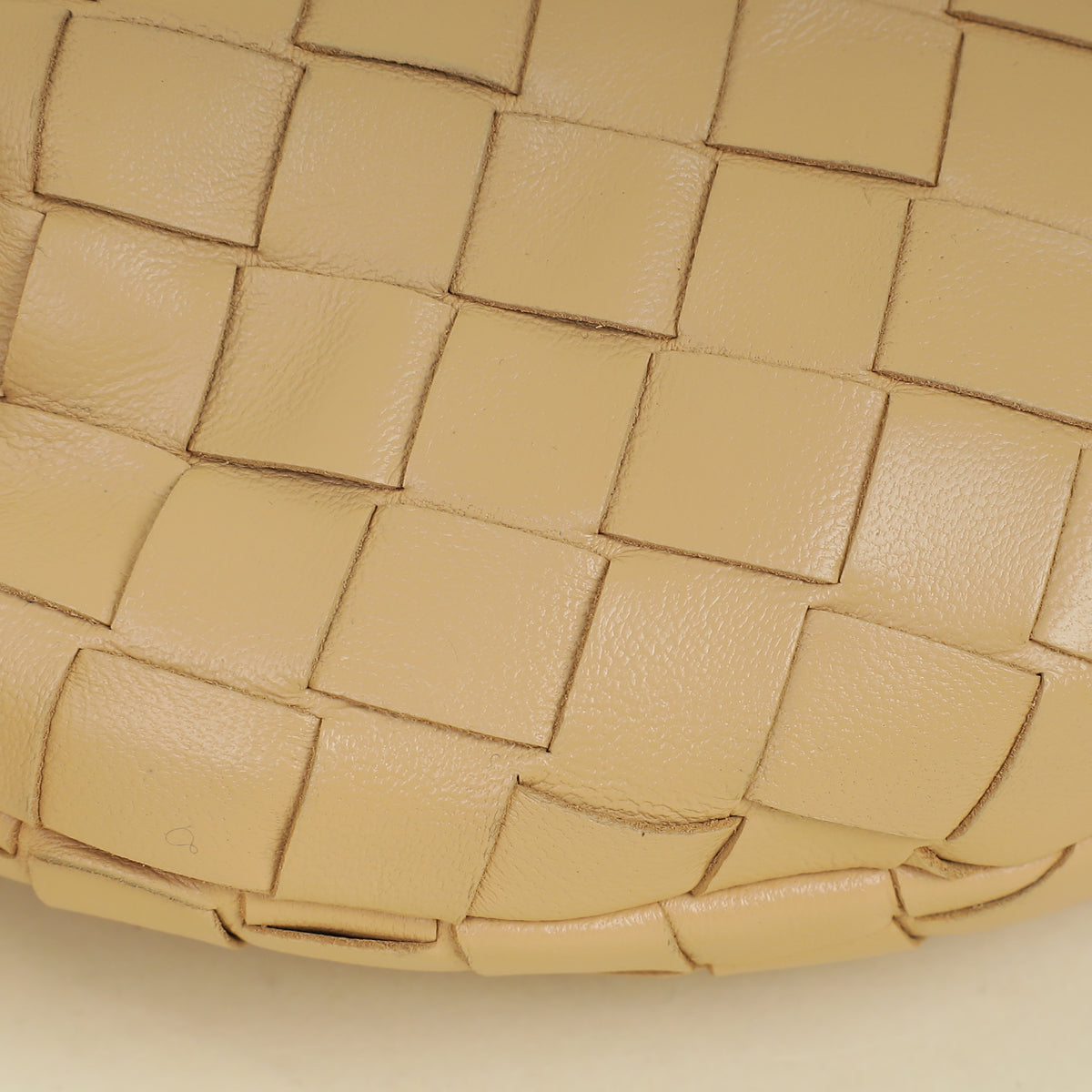 Bottega Veneta Beige Intrecciato Nappa Jodie Mini Bag