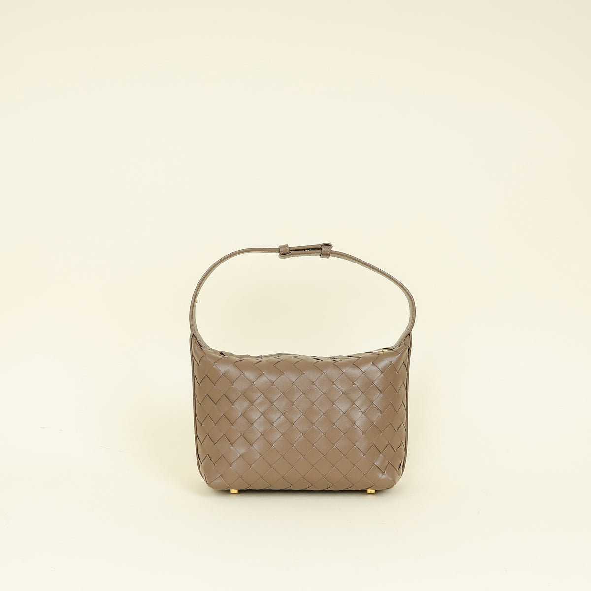 Bottega Veneta Brown Intrecciato Wallace Mini Bag
