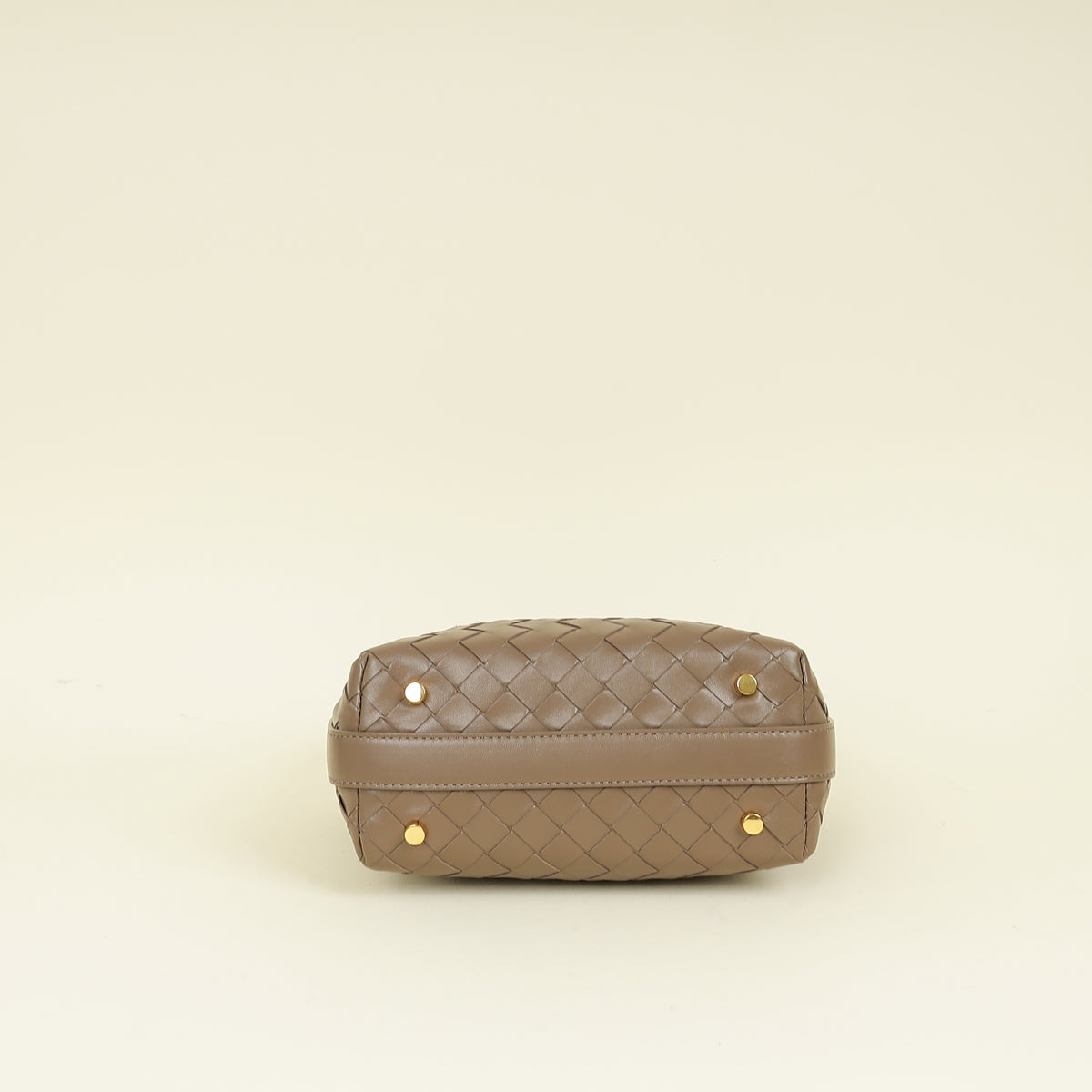 Bottega Veneta Brown Intrecciato Wallace Mini Bag