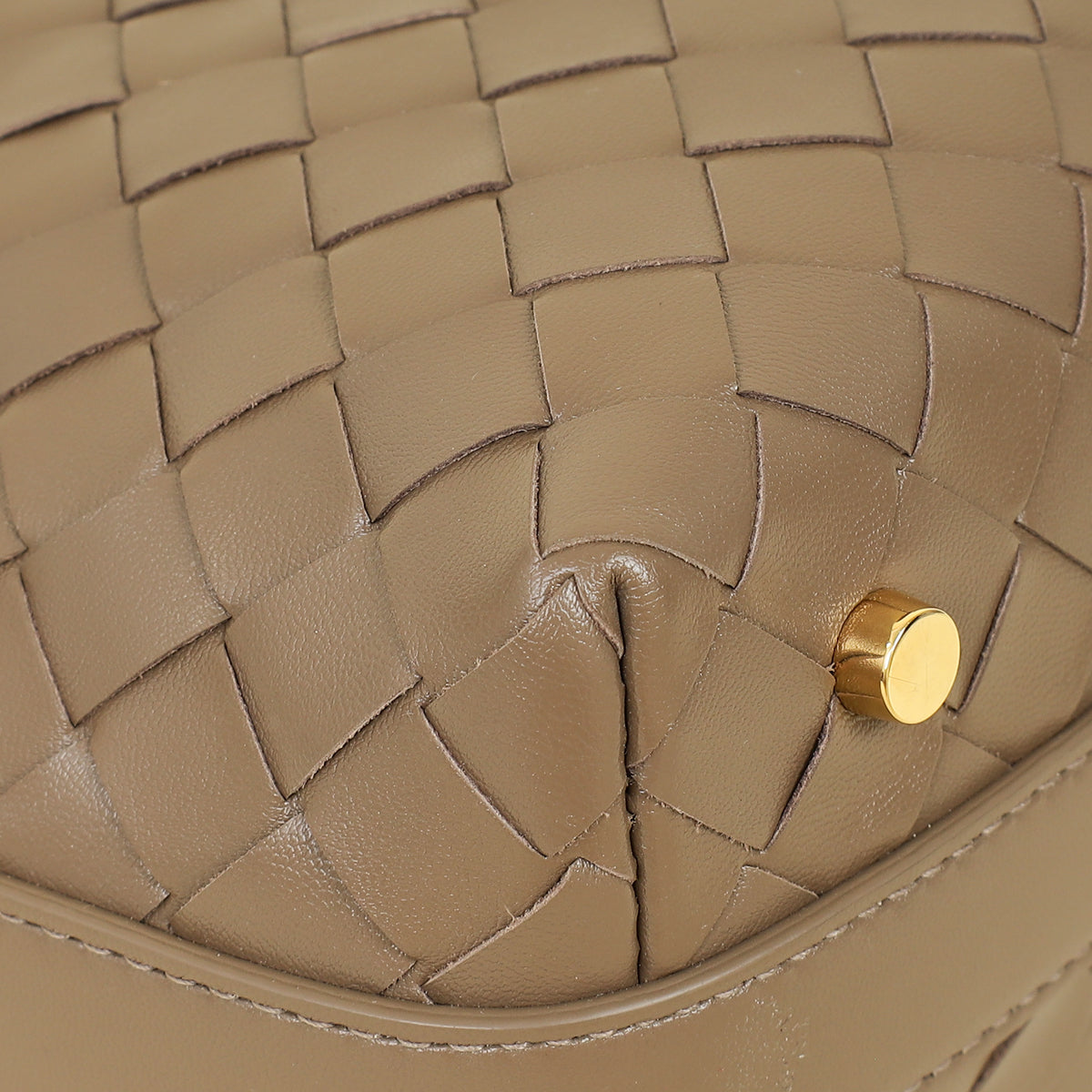 Bottega Veneta Brown Intrecciato Wallace Mini Bag