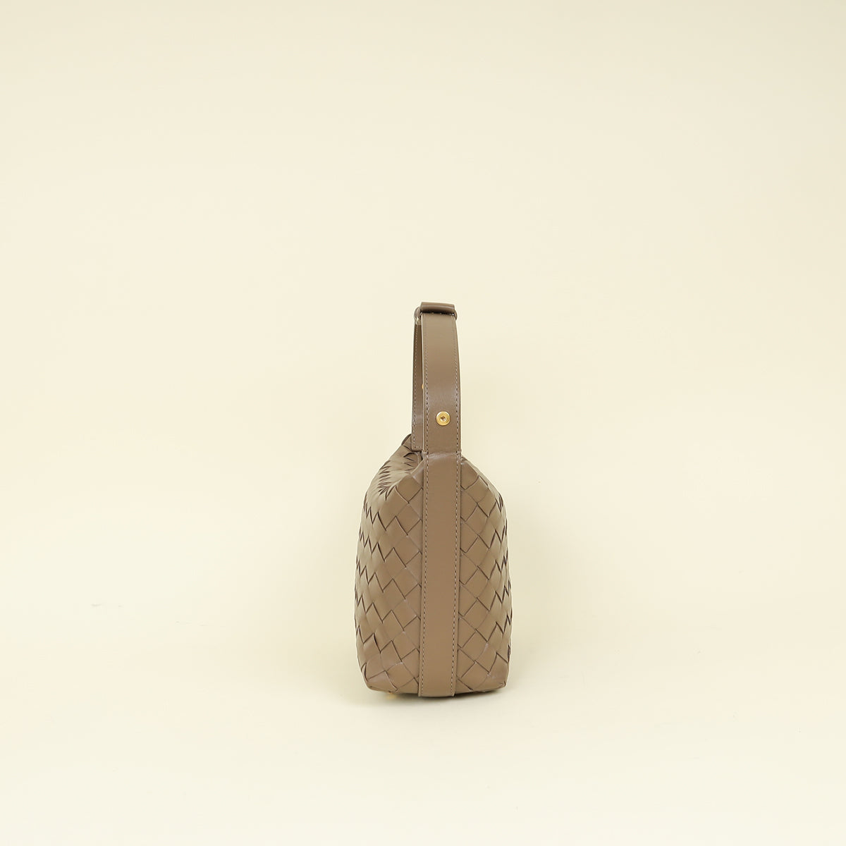 Bottega Veneta Brown Intrecciato Wallace Mini Bag