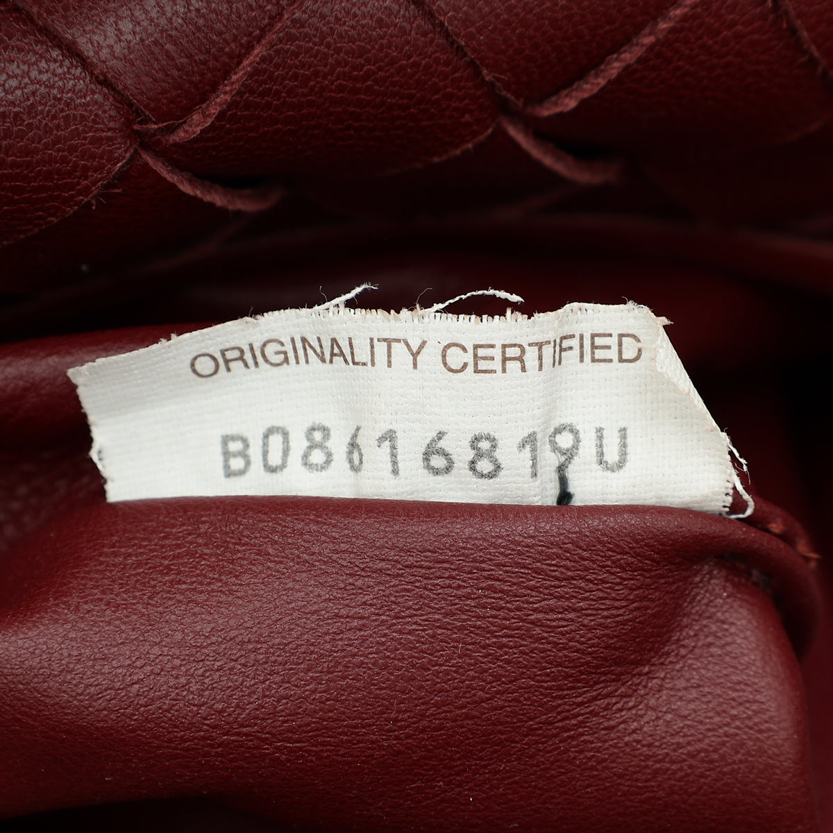 Bottega Veneta Burgundy Intrecciato Nappa Jodie Mini Bag