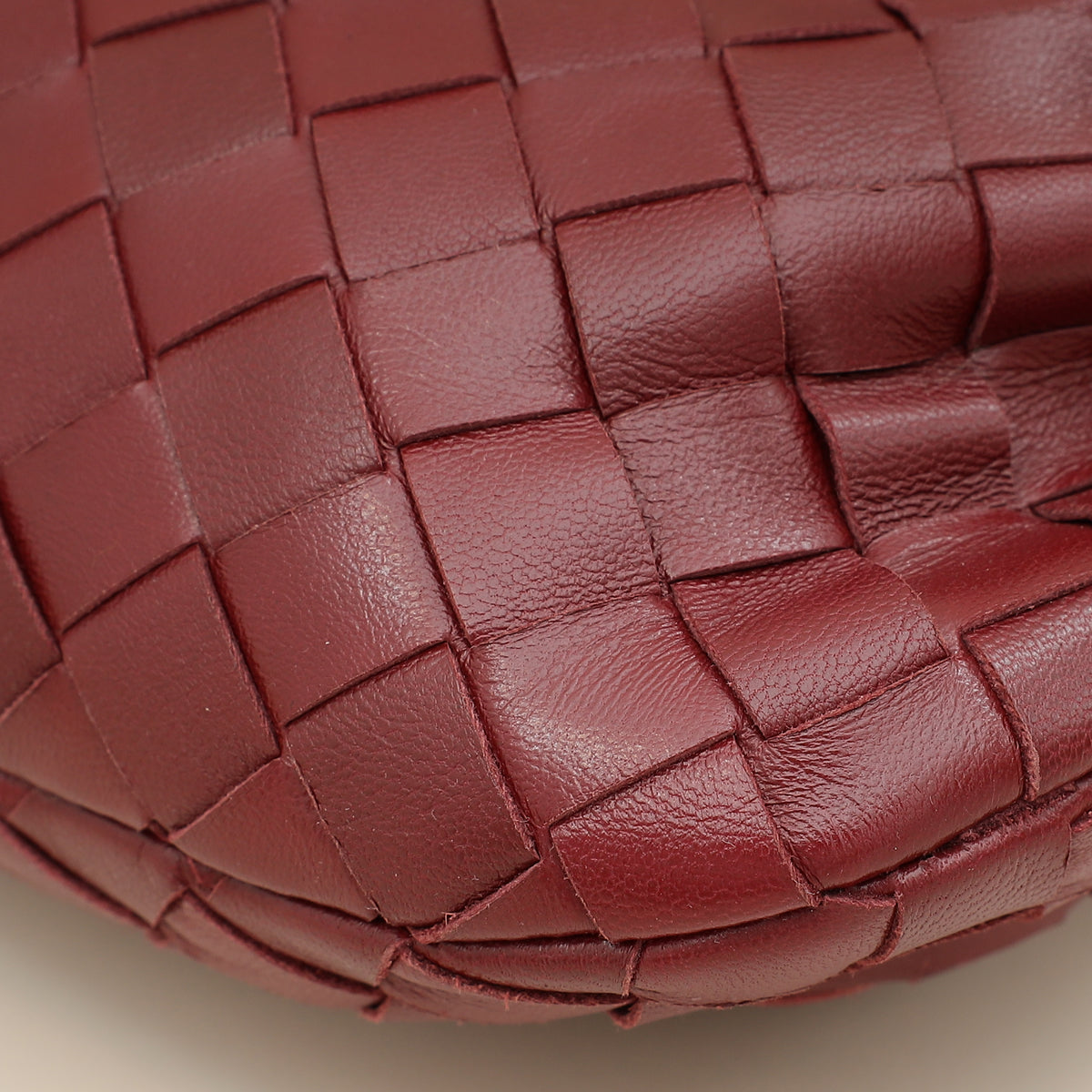 Bottega Veneta Burgundy Intrecciato Nappa Jodie Mini Bag