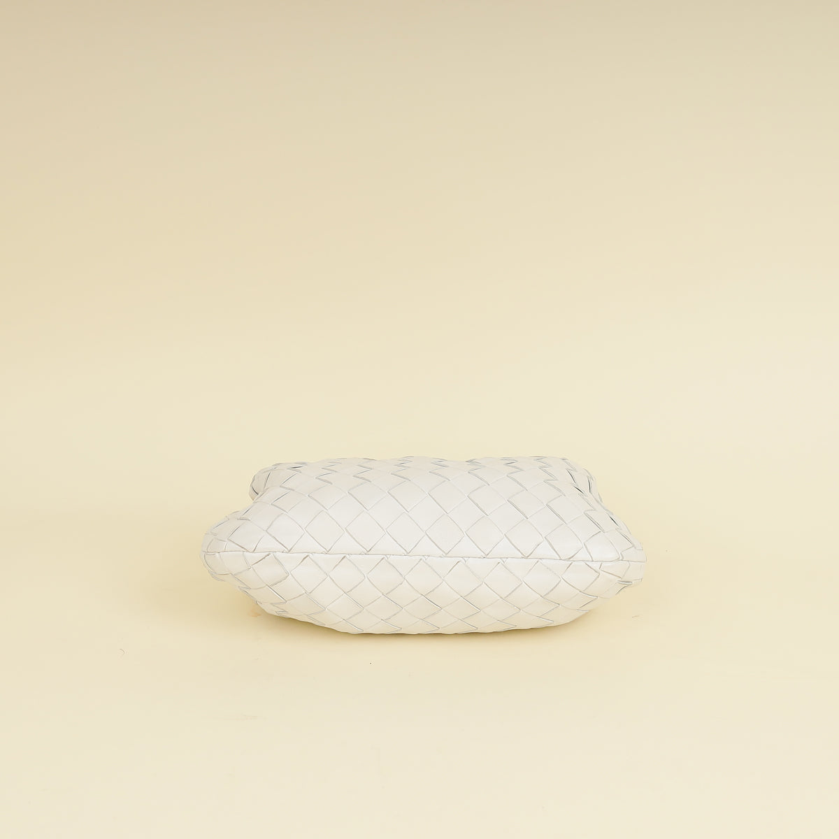 Bottega Veneta White Intrecciato Nappa Jodie Mini Bag