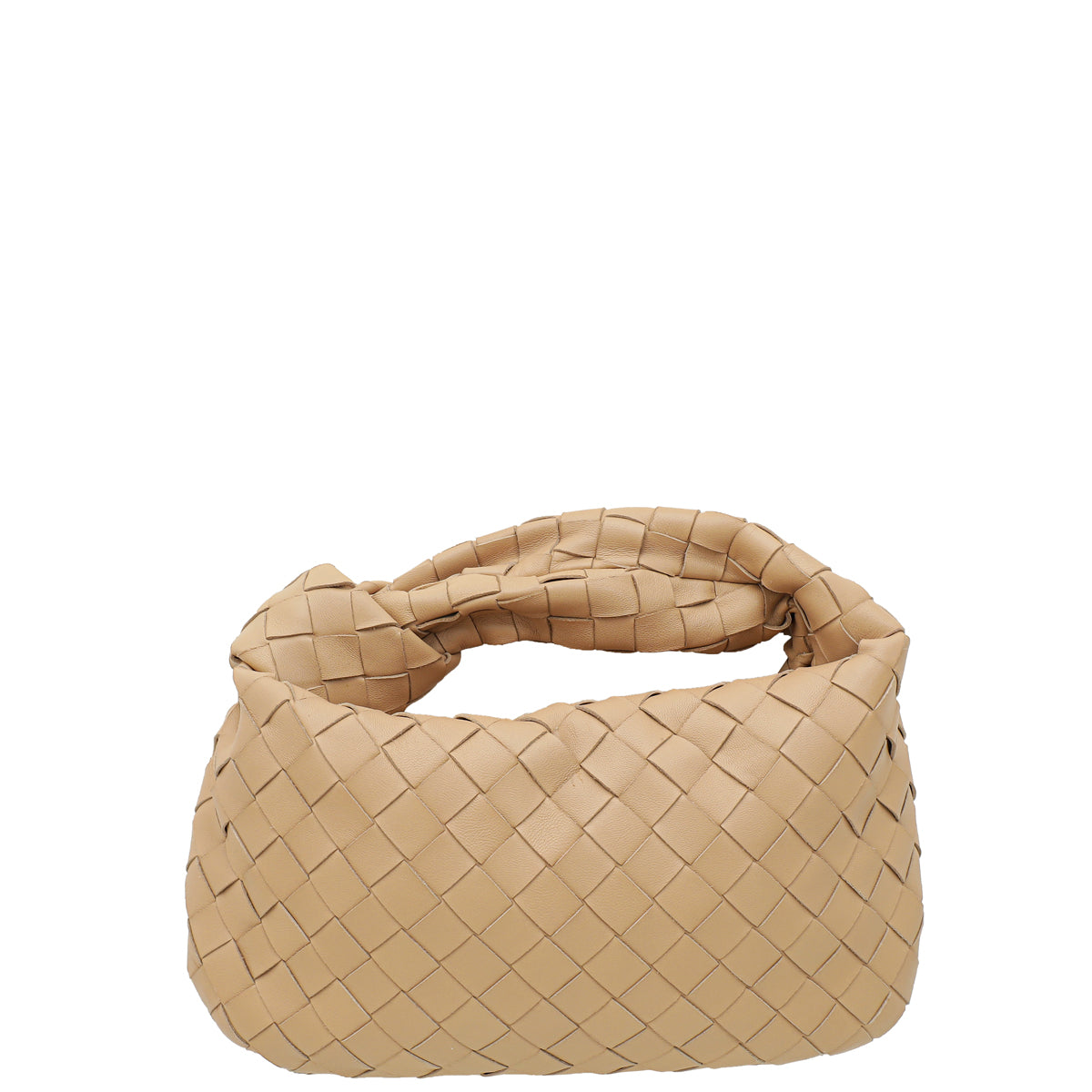 Bottega Veneta Almond Intrecciato Nappa Mini Jodie Bag