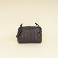 Bottega Veneta Brown Intrecciato Nodini Crossbody Bag