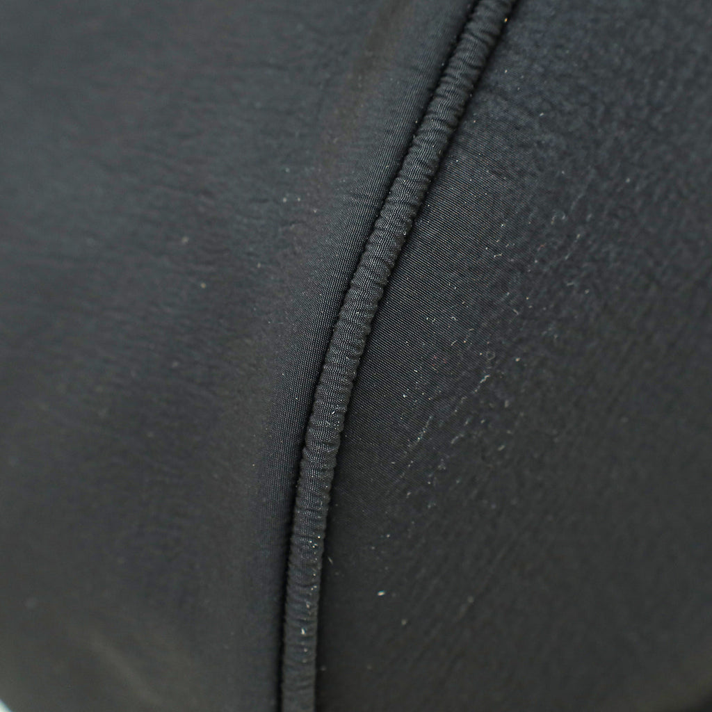 Bottega Veneta Black Nylon Soft Paper Touch Bucket Bag