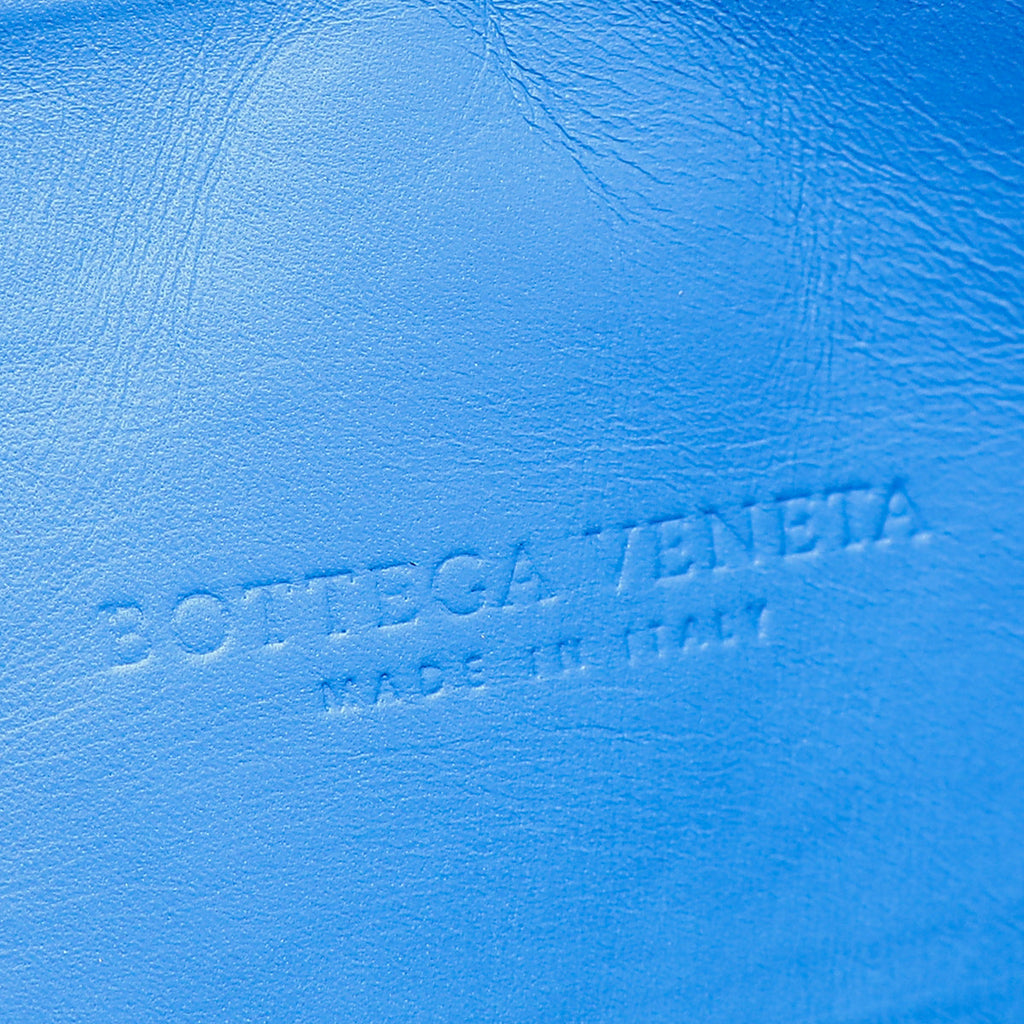 Bottega Veneta Blue Intrecciato Nappa Roma Small Bag