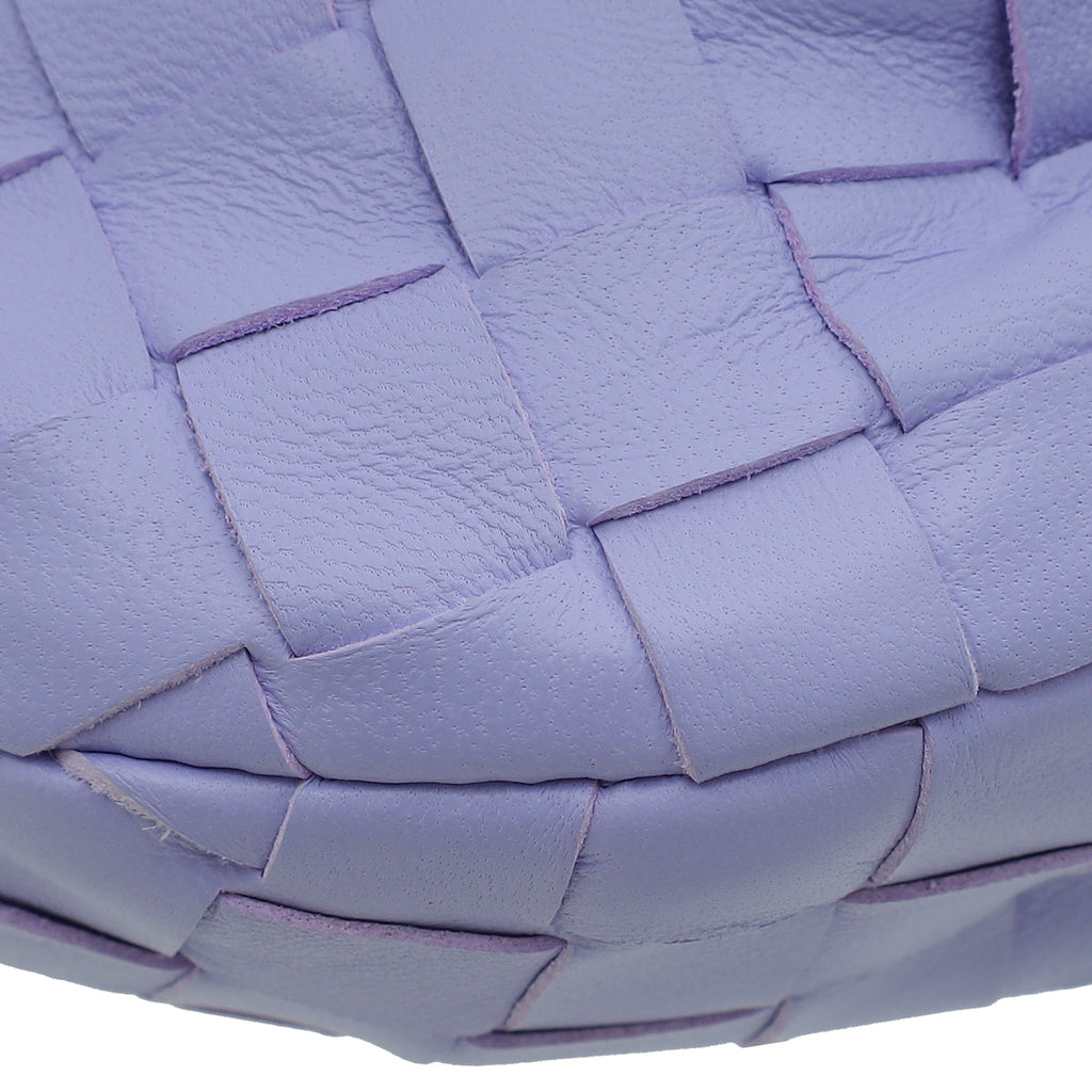 Bottega Veneta Purple Intrecciato Candy Jodie Bag