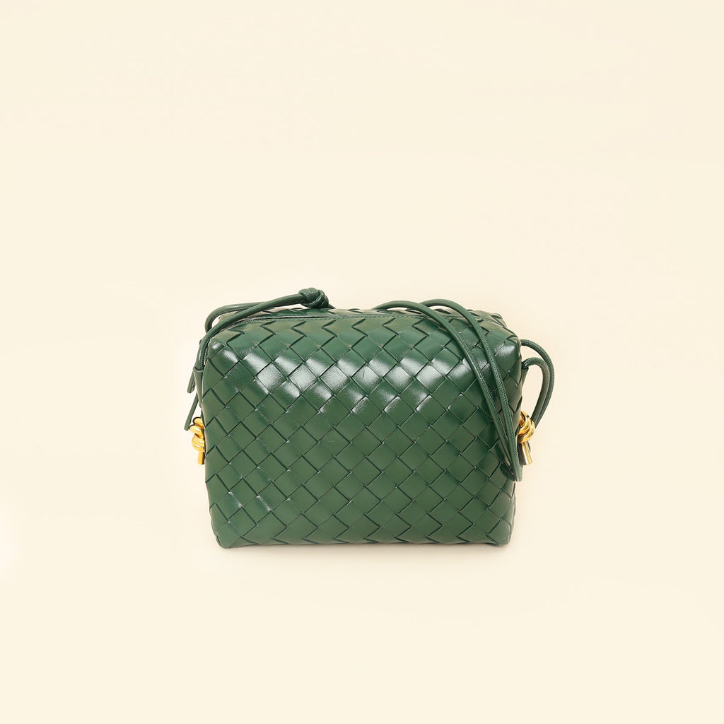 Bottega Veneta Shiny Raintree Loop Metal Knots Small Bag