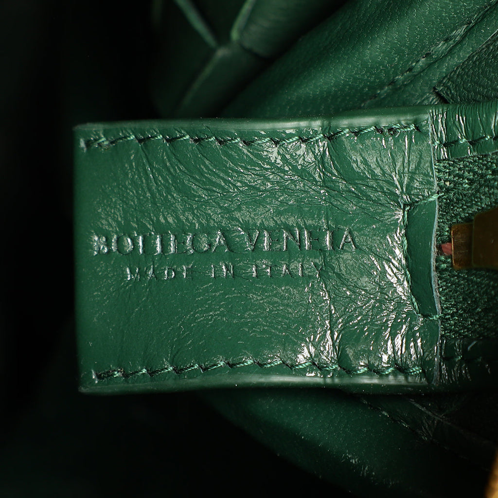 Bottega Veneta Shiny Raintree Loop Metal Knots Small Bag