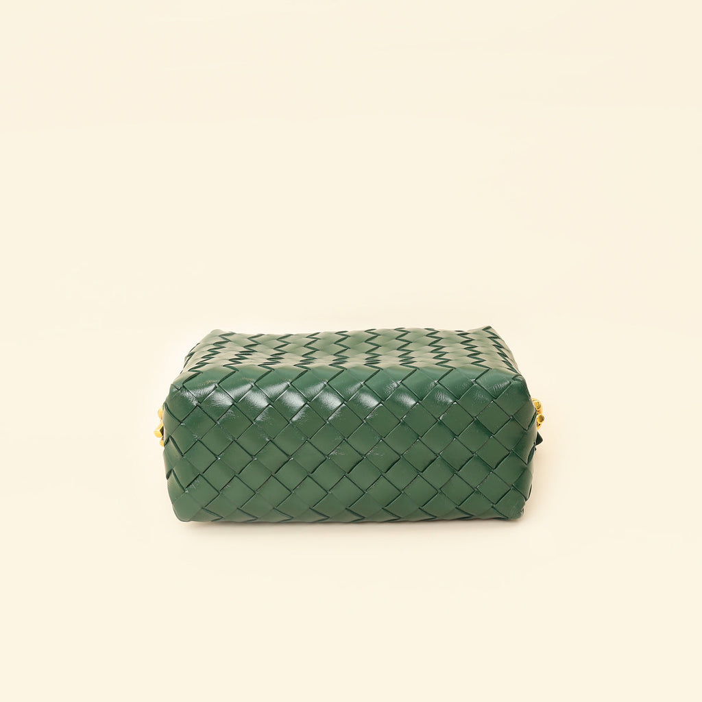 Bottega Veneta Shiny Raintree Loop Metal Knots Small Bag