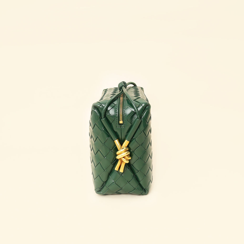 Bottega Veneta Shiny Raintree Loop Metal Knots Small Bag