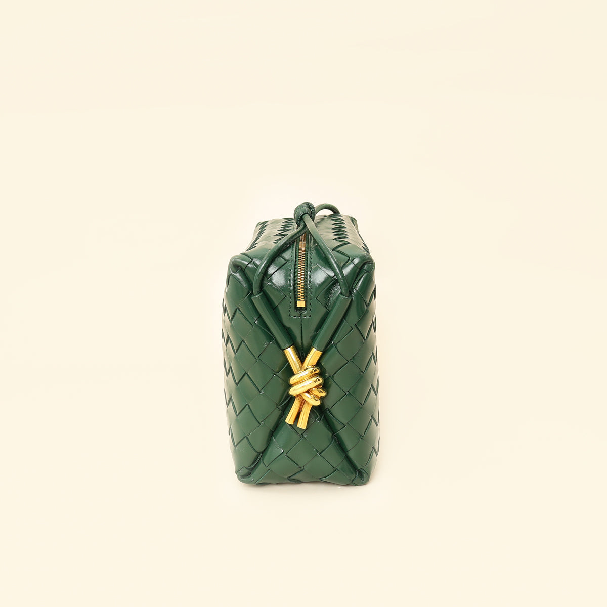 Bottega Veneta Shiny Raintree Loop Metal Knots Small Bag