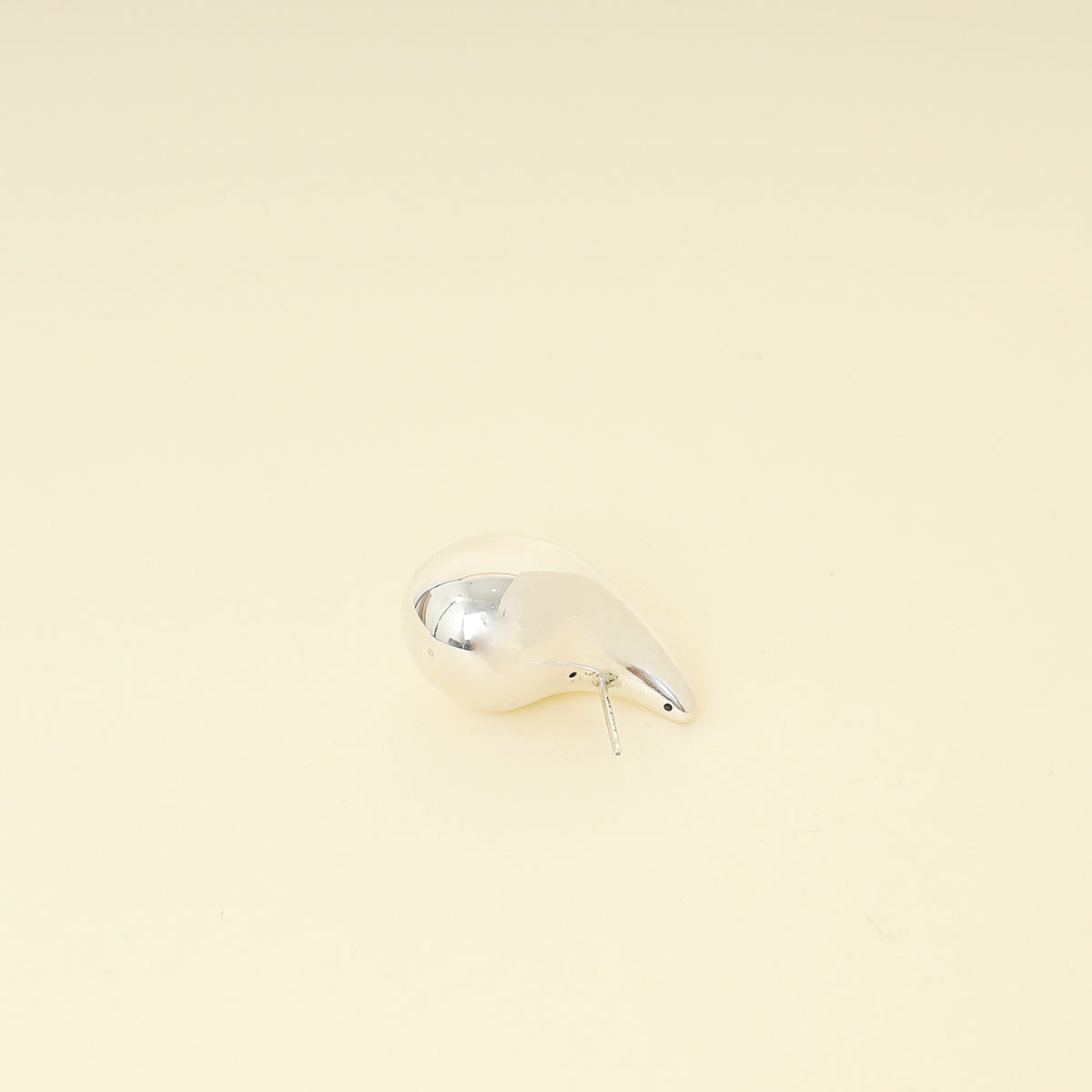 Bottega Veneta Silver Small Drop Earrings