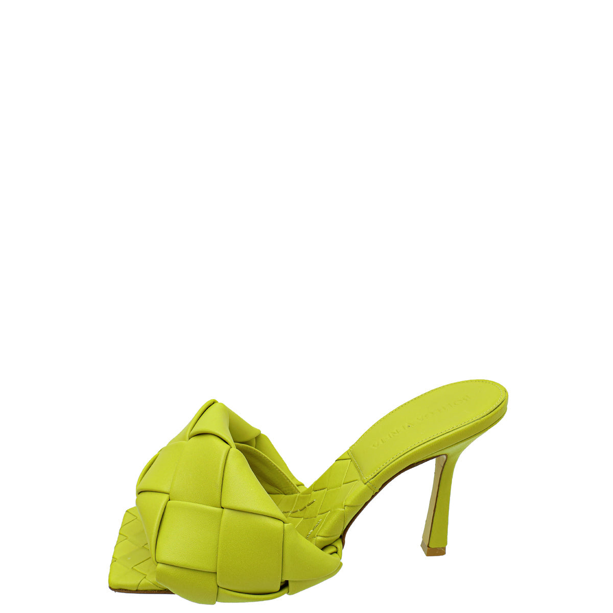 Bottega Veneta Lagoon Acid Intrecciato Nappa Lido Mule 36