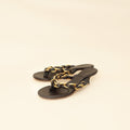 Bottega Veneta Chocolate Dot 55 Sandals 38.5
