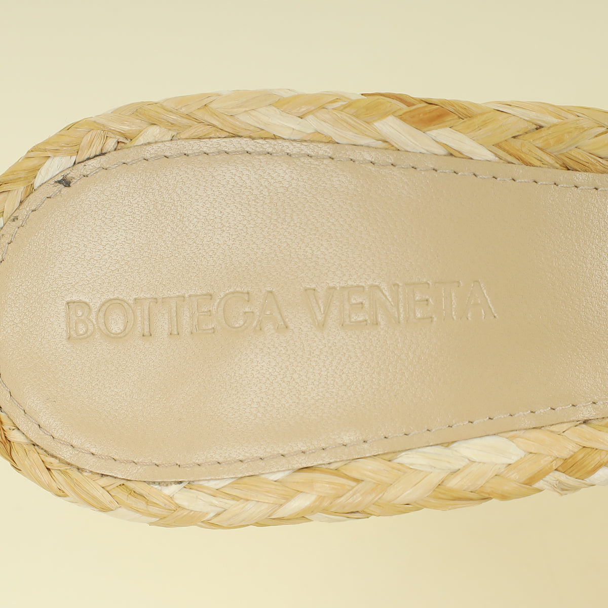 Bottega Veneta Natural Raffia Lido Heeled Mules 40