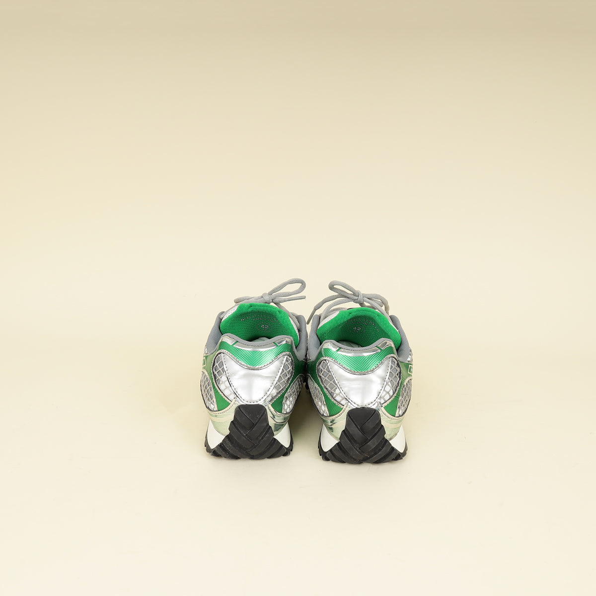 Bottega Veneta Bicolor Orbit Mesh Sneakers 42