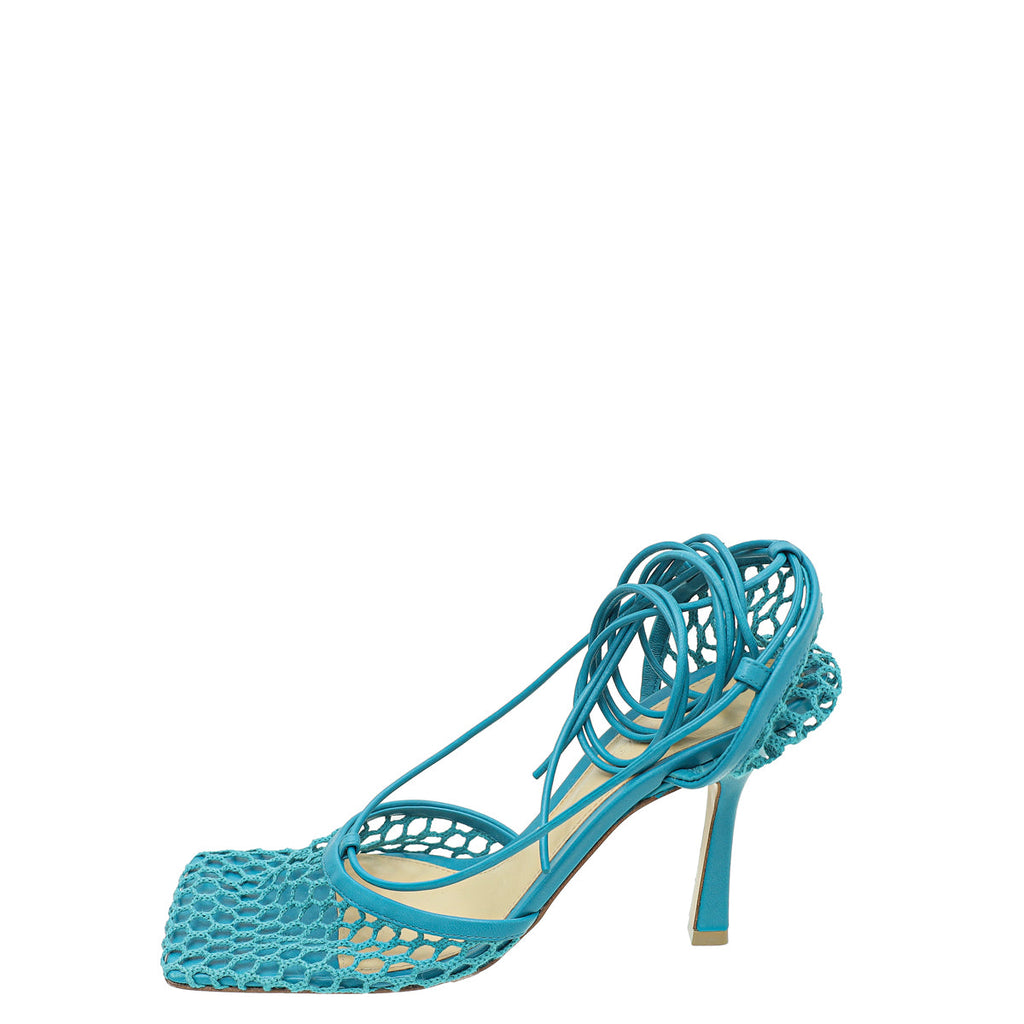 Bottega Veneta Linoleum Stretch Lace Up Sandal 37.5