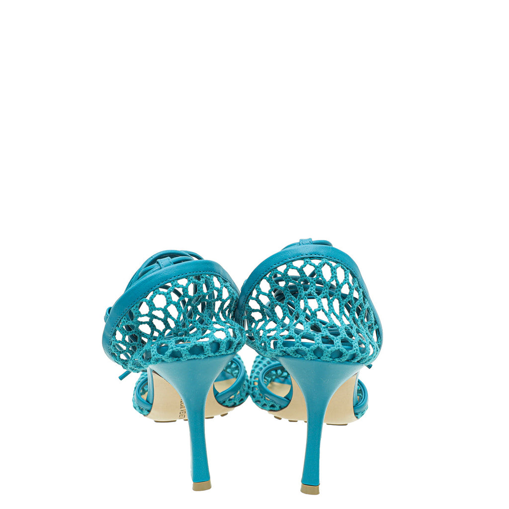 Bottega Veneta Linoleum Stretch Lace Up Sandal 37.5