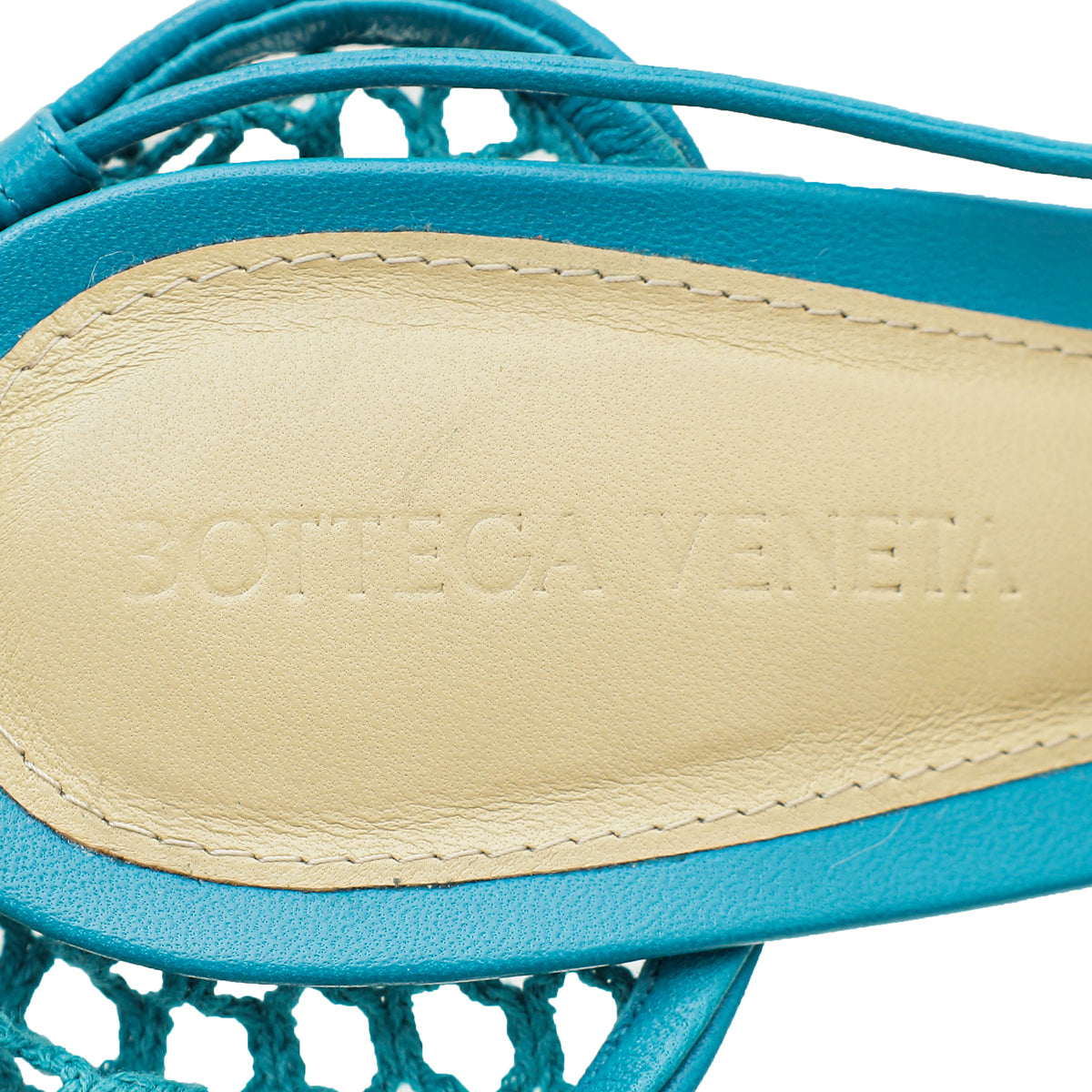 Bottega Veneta Linoleum Stretch Lace Up Sandal 37.5