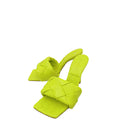 Bottega Veneta Lagoon Acid Intrecciato Nappa Lido Mule 38