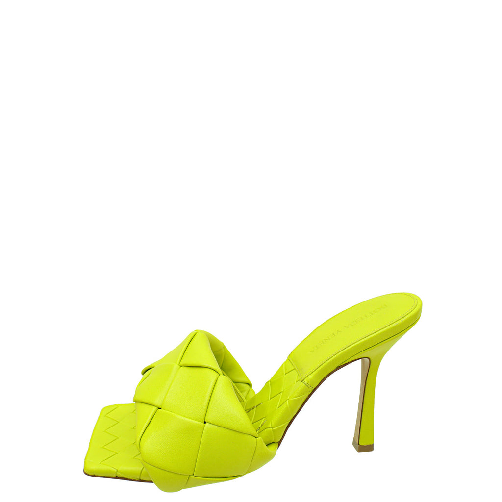 Bottega Veneta Lagoon Acid Intrecciato Nappa Lido Mule 38