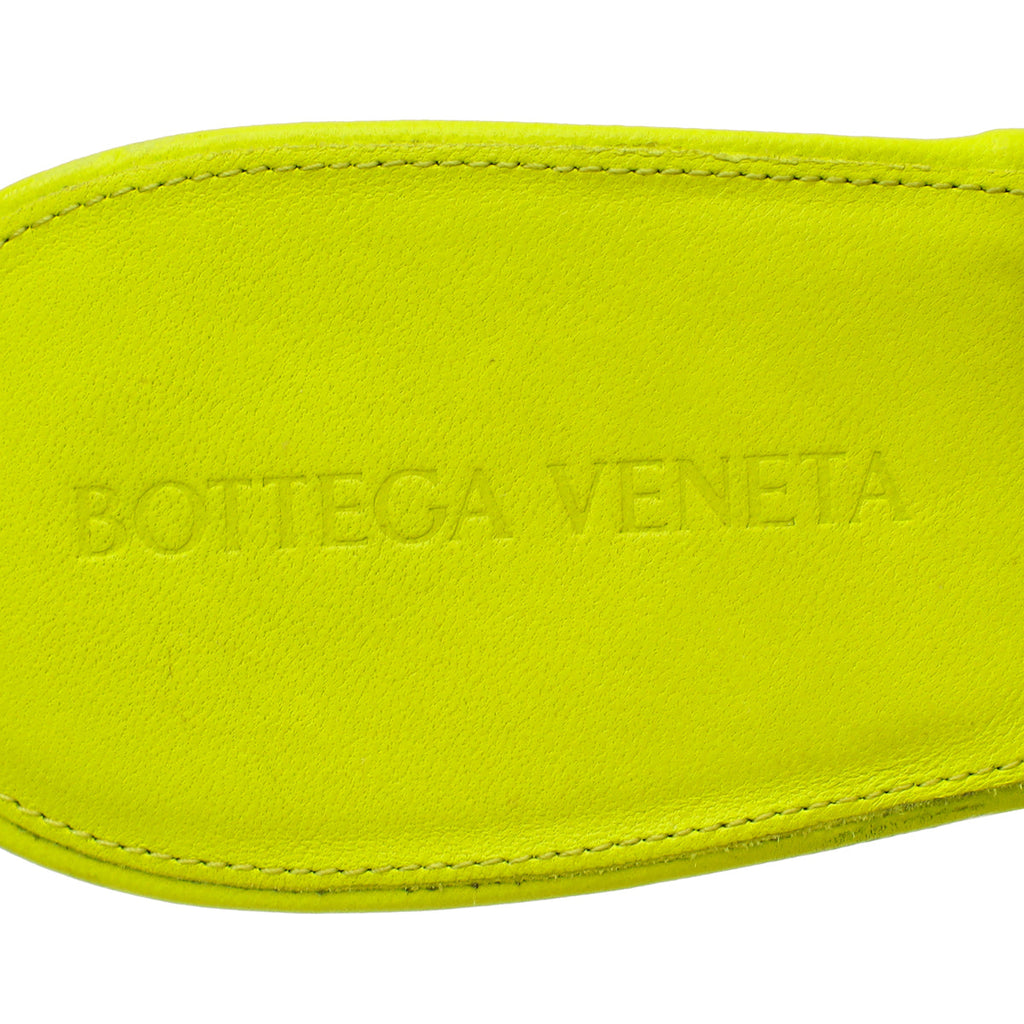 Bottega Veneta Lagoon Acid Intrecciato Nappa Lido Mule 38
