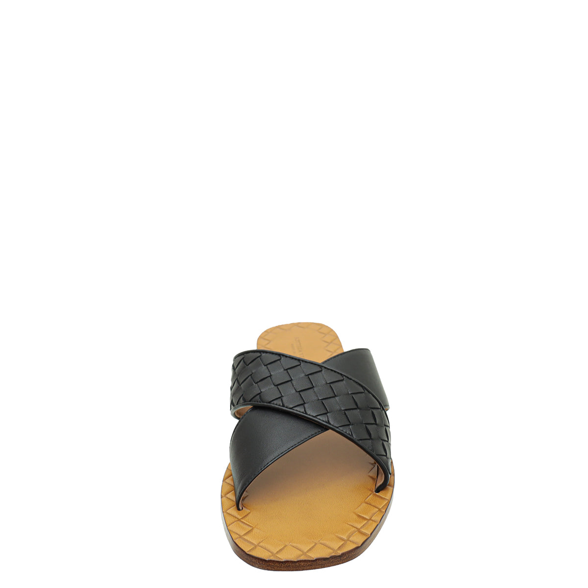 Bottega Veneta Bicolor Intrecciato Criss Cross Ravello Sandals 38