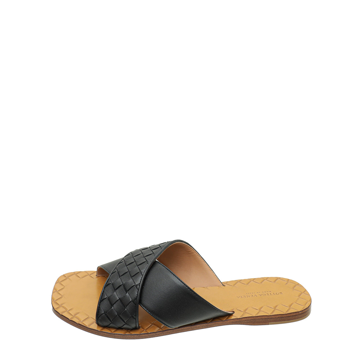 Bottega Veneta Bicolor Intrecciato Criss Cross Ravello Sandals 38