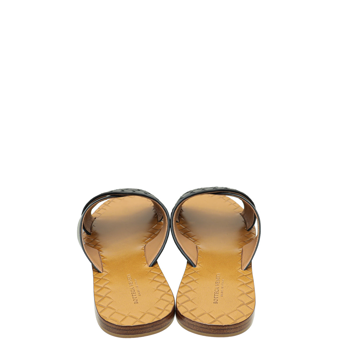 Bottega Veneta Bicolor Intrecciato Criss Cross Ravello Sandals 38