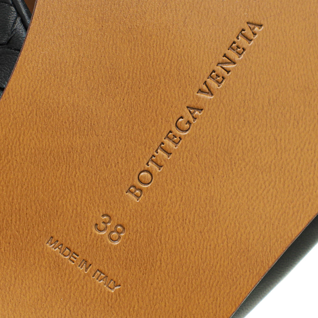 Bottega Veneta Bicolor Intrecciato Criss Cross Ravello Sandals 38