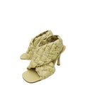Bottega Veneta Butter Nappa Intrecciato The Board Heeled Sandals 39
