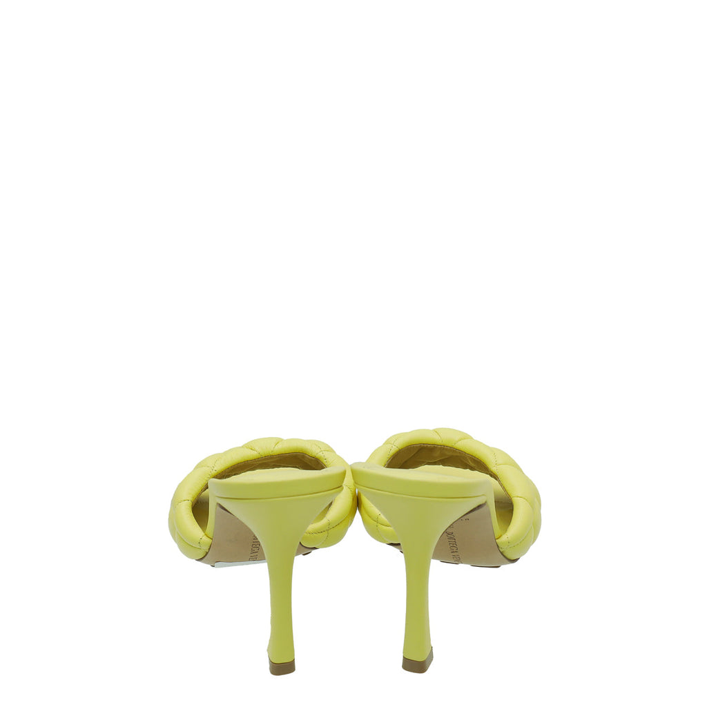 Bottega Veneta Lemonade Nappa Padded Mules 39